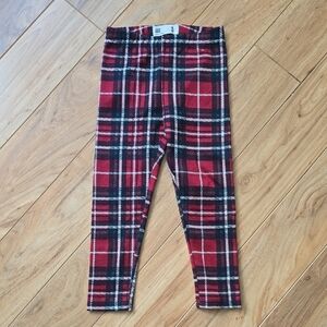 Cotton On Red and Black Plaid Leggings